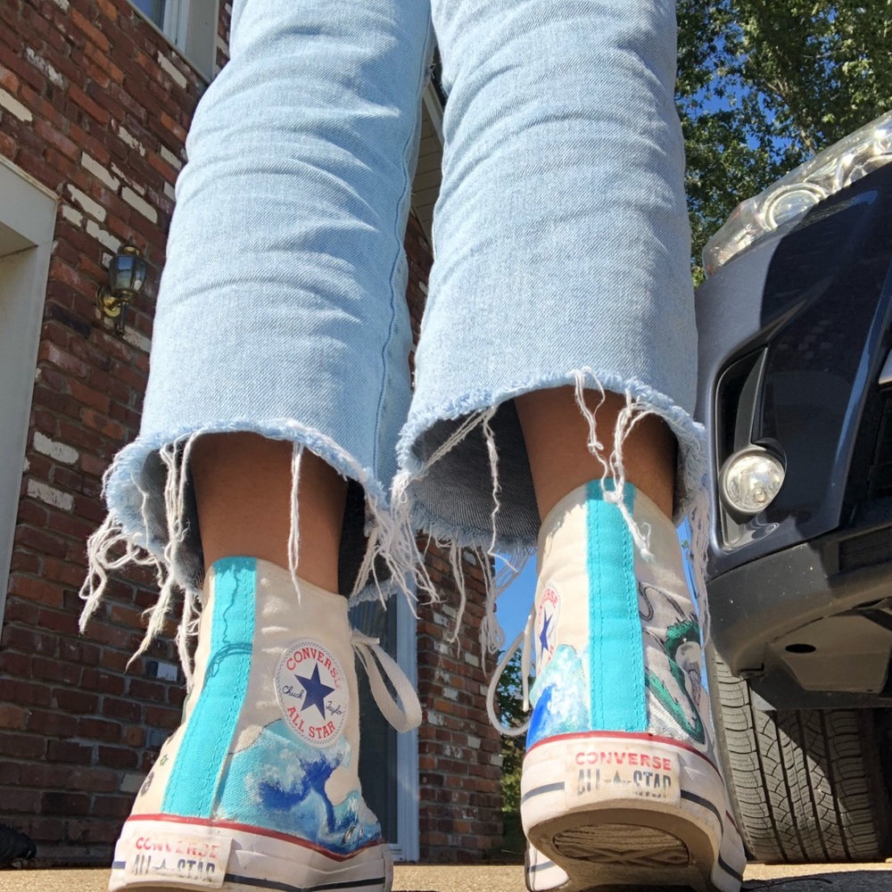 Custom Painted Converse! - Picture 7 of 7